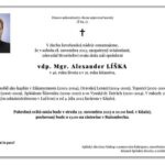 Posledná rozlúčka s pánom farárom A. Líškom